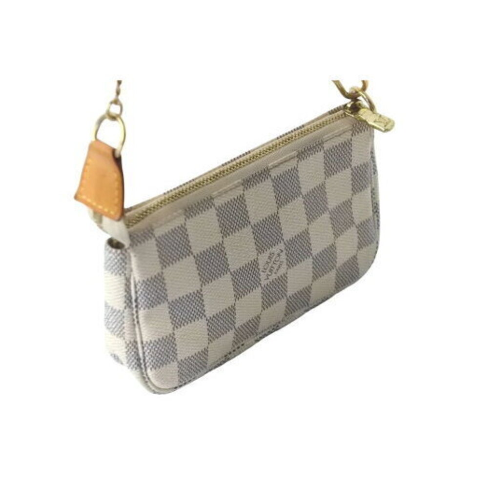 Louis Vuitton Pouch Damier Azur White Leather - Picture 4 of 8